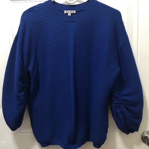 Rag Poets Blue Maternity Sweater S Motherhood - Picture 1 of 1